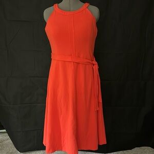 Tommy Hilfiger orange sleevless dress size 10